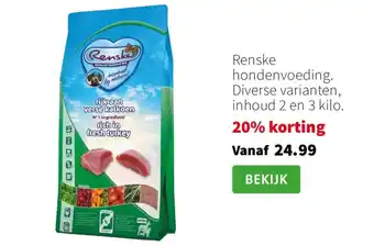 Intratuin Renske hondenvoeding aanbieding