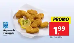 Lidl Gepaneerde visnuggets aanbieding