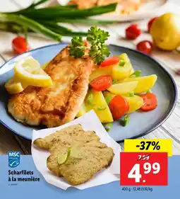 Lidl Scharfilets à la meunière aanbieding