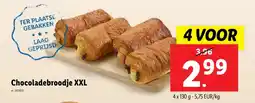 Lidl Chocoladebroodje XXL aanbieding