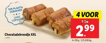 Lidl Chocoladebroodje XXL aanbieding