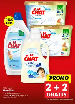 Lidl Persil le chat wasmiddel aanbieding