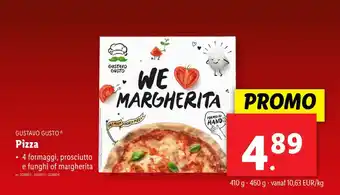 Lidl Gustavo gusto pizza aanbieding