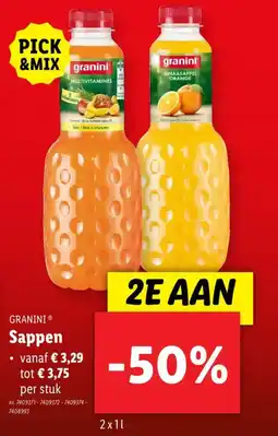 Lidl Granini sappen aanbieding