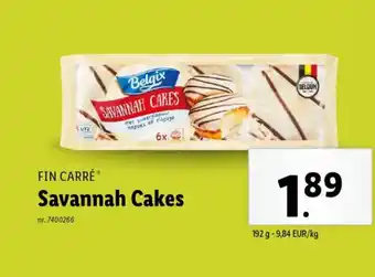 Lidl Fin carré savannah cakes aanbieding