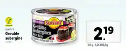 Lidl Suntat gevulde aubergine aanbieding