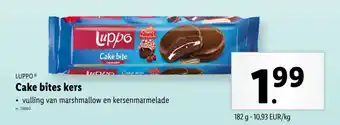 Lidl Luppo cake bites kers aanbieding