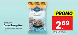 Lidl 1001 delights zonnebloempitten aanbieding