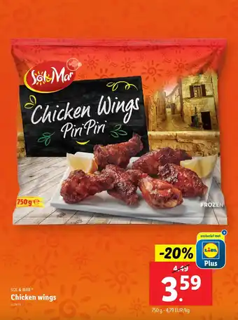 Lidl Sol & mar chicken wings aanbieding