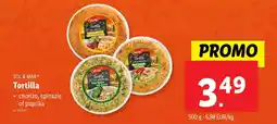 Lidl Sol & mar tortilla aanbieding