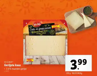 Lidl Sol & mar gerijpte kaas aanbieding