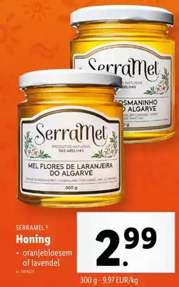 Lidl Serramel honing aanbieding