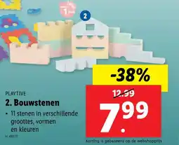 Lidl Playtive bouwstenen aanbieding