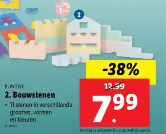 Lidl Playtive bouwstenen aanbieding