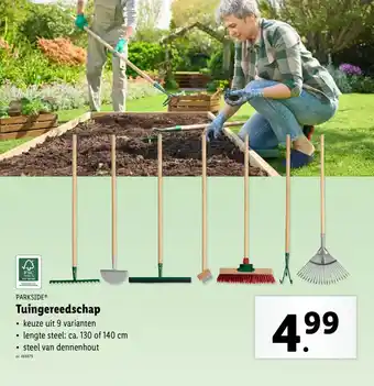 Lidl Parkside tuingereedschap aanbieding