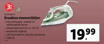 Lidl Silvercrest draadloos stoomstrijkijzer aanbieding