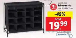 Lidl Livarno home schoenenrek aanbieding