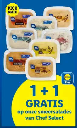 Lidl Op onze smeersalades van chef select aanbieding