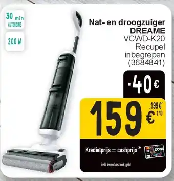 Cora Nat- en droogzuiger DREAME aanbieding