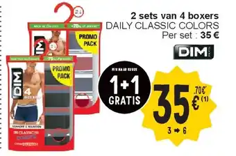 Cora 2 sets van 4 boxers aanbieding