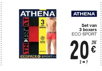 Cora Set van 3 boxers aanbieding