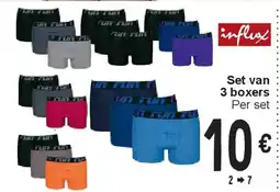 Cora Set van 3 boxers aanbieding