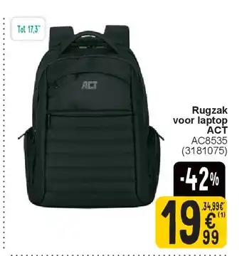 Cora Rugzak voor laptop ACT aanbieding