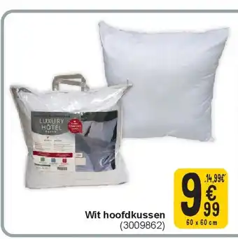 Cora Wit hoofdkussen aanbieding