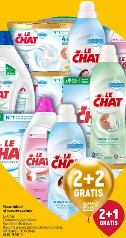 Delhaize Le Chat Wasmiddel of wasverzachter aanbieding