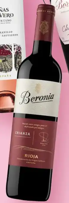 Delhaize Beronia Rioja Crianza 2021 aanbieding