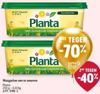 Delhaize Planta Margarine om te smeren aanbieding