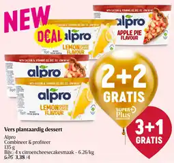 Delhaize Alpro Vers plantaardig dessert aanbieding