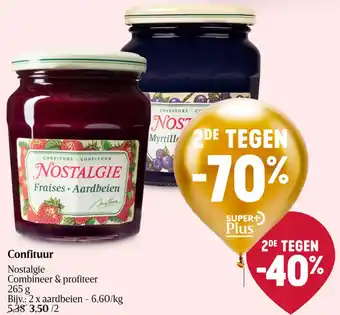 Delhaize Nostalgie Confituur aanbieding