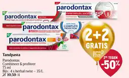 Delhaize Parodontax Tandpasta aanbieding