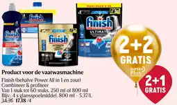 Delhaize Finish Product voor de vaatwasmachine aanbieding