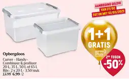 Delhaize Curver opbergdoos aanbieding