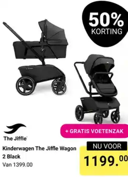 Van Asten BabySuperstore The Jiffle Wagon Kinderwagen  2 Black aanbieding