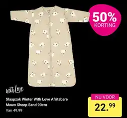 Van Asten BabySuperstore Slaapzak Winter With Love Afritsbare aanbieding