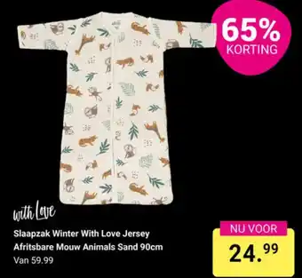 Van Asten BabySuperstore Slaapzak Winter With Love Jersey aanbieding