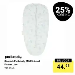 Van Asten BabySuperstore Puckababy Slaapzak MINI 3-6 mnd Forever Love aanbieding