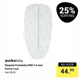 Van Asten BabySuperstore Puckababy Slaapzak MINI 3-6 mnd Forever Love aanbieding