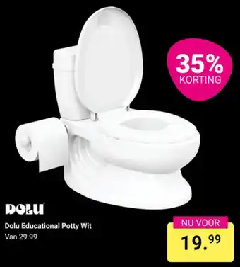 Van Asten BabySuperstore Dolu Educational Potty Wit aanbieding