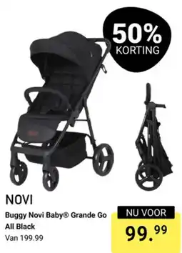 Van Asten BabySuperstore Novi Baby Buggy Grande Go All Black aanbieding