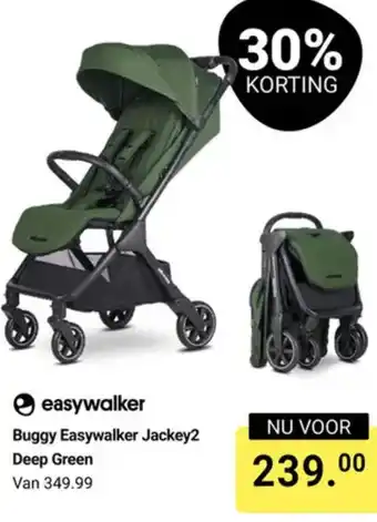 Van Asten BabySuperstore Easywalker Buggy Jackey2 Deep Green aanbieding