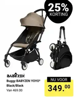 Van Asten BabySuperstore BABYZEN YOYO² Buggy Black/Black aanbieding