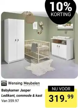 Van Asten BabySuperstore Wensing meubelen babykamer jasper aanbieding