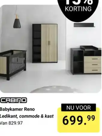 Van Asten BabySuperstore Cabino babykamer reno aanbieding