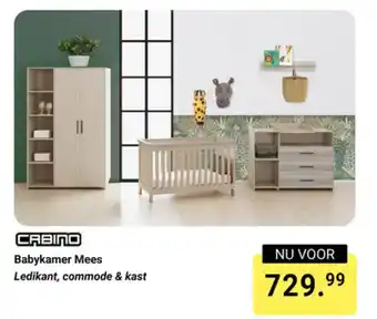 Van Asten BabySuperstore Cabino babykamer mees aanbieding