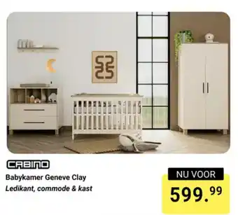 Van Asten BabySuperstore Cabino babykamer geneve clay aanbieding