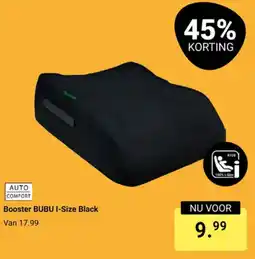 Van Asten BabySuperstore Booster BUBU I-Size Black aanbieding